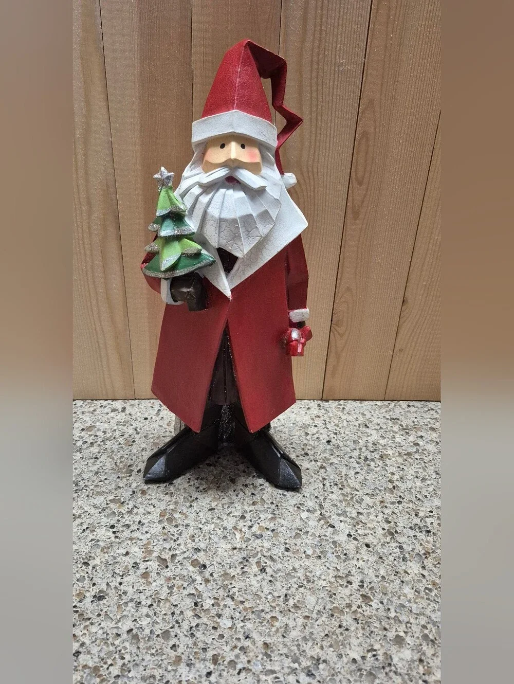 Vintage Style NewCreative Santa Statuary Figurine 11.5